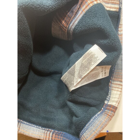 Primark Boys Flannel Hoodie Shacket Fleece Lined Size 9 10 NWT - Picture 10 of 12